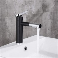 Bathroom Basin Faucet Black & Chrome