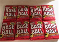 Of) 8 1981 Fleer Baseball unopened wax packs/41