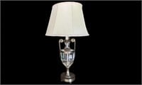 Brass/Crystal Trophy Lamp