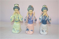See Hear Speak No Evil Casades Asian Figurines