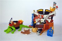 Imaginext Pirate Playset and Alligator