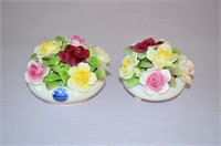 2 Royal Doulton Flower Bouquet Decorations