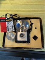 Mid Century Brownie Starflash Camera w/Box & Kit