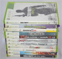 XBox 360 & Kinect Video Game Lot