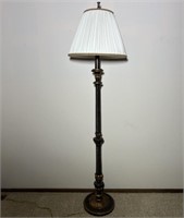 Black & Bronze Colored Floor Lamp