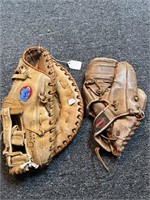 2 Vtg. Baseball Gloves: Rawlings & America's Best
