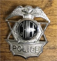 Police chief badge