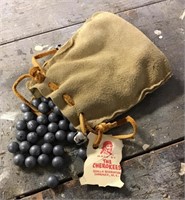 Bag of musket balls