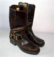 Durango Brown Leather Boots High Calf