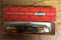 NOS Camillus stag handle pocket knife