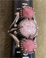 Sterling ring -Pink turquoise?
