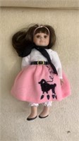Small Porcelian Lady in Pink Doll