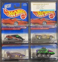1998 Hotwheels Techno Bits Series 1 Cars 1-4