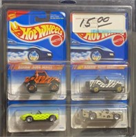 1995 Hotwheels Roarin' Rods Series Cars 1-4