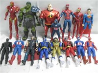 Assorted Action Figures Shown Tallest 13"