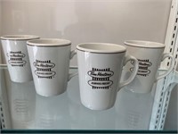 4 Vintage 1980s Tim Horton's Mugs