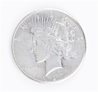 Coin 1927 Peace Dollar, BU