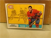 1968-69 OPC Mickey Redmond # 64 Hockey Card