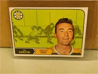 1968-69 OPC Ed Johnston # 133 Hockey Card