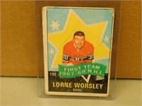 1968-69 OPC Lorne Worsley # 199 Hockey Card