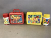 Pair of Sesame Street Lunch Boxes