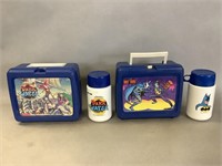 Dark Water and Bat-Man Plastic Lunch Boxes w/