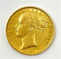 Victoria Gold Sovereign 1850