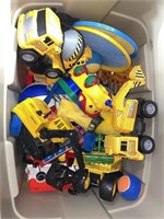 Rubbermaid Tote Full of Toys