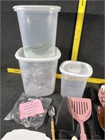 Storage Containers and Cooking Utensils