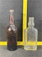 National Brewing Co. And Old Boston Glass Bottles
