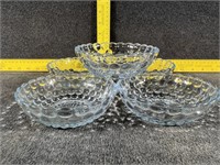 Hobnail Bubble Glass Dishes