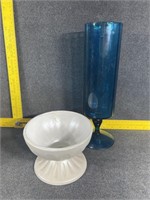 Ceramic Fruit Centerpiece, Vases