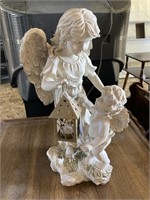 Angel Figurine with Tea Light Lantern