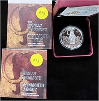 (2) Canada  2014 Wooly Mammoth $20 99.9 Silver