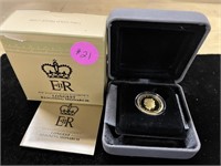 Gold 1/4oz Queen Elizabeth 2015 $25 Australia