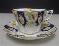 Royal Stafford China Imari Cup + Saucer England