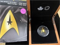2016 Gold Star Trek Delta Coin 999.9 16.2 Grams