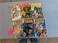 Lot of Vintage Tarzan Comic Books