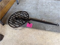 Early Cast Iron Rotating Pan Holder