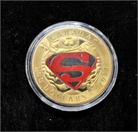 2014 14K gold Superman Coin .225 oz Canada