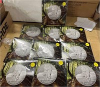 (10) Canada $20 1/4 Ounce Coins 999 in Packs