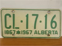 Vintage License plate 1967