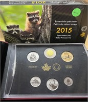 Canada 2015 Specimen Set Baby Raccoons in Box
