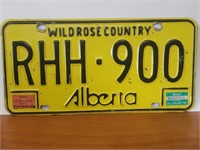 Vintage License plate