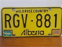 Vintage License plate