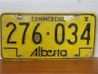 Vintage License plate