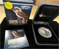 2016 Australia Kookaburra 1oz Color Coin in Box