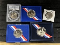 (5) U.S. Clad Coins (4) 1986 Liberty Eaglet 2008