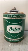 PayLess Oil 5 Gallon Can Empty