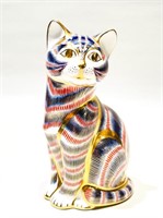 Royal Crown Derby Tabby Cat Paperweight